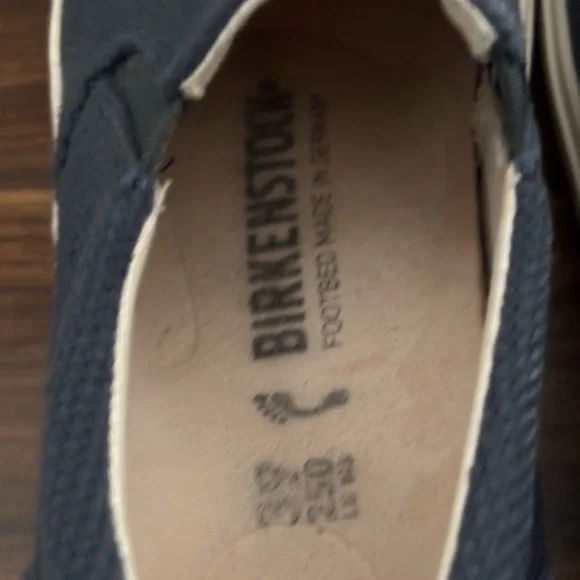 Birkenstock Women’s Dark Blue Slip-On Loafers size 39E/8 - Picture 5 of 7